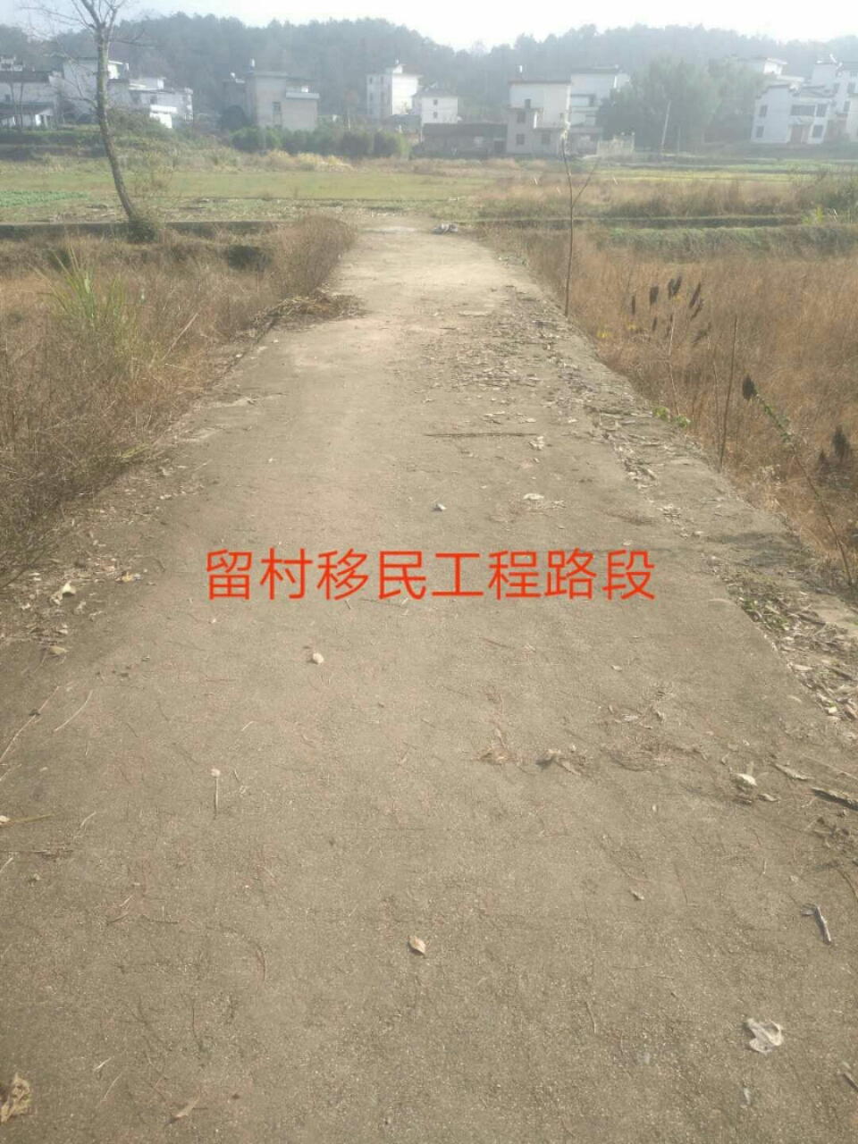 质量最差'第一'路!屯光镇浯村对面的溪移民硬化道路